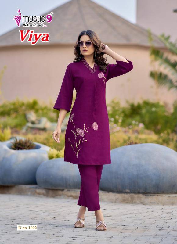 Mystic9 viya vol 1 coord set Fancy kurti wholesalers in Delhi